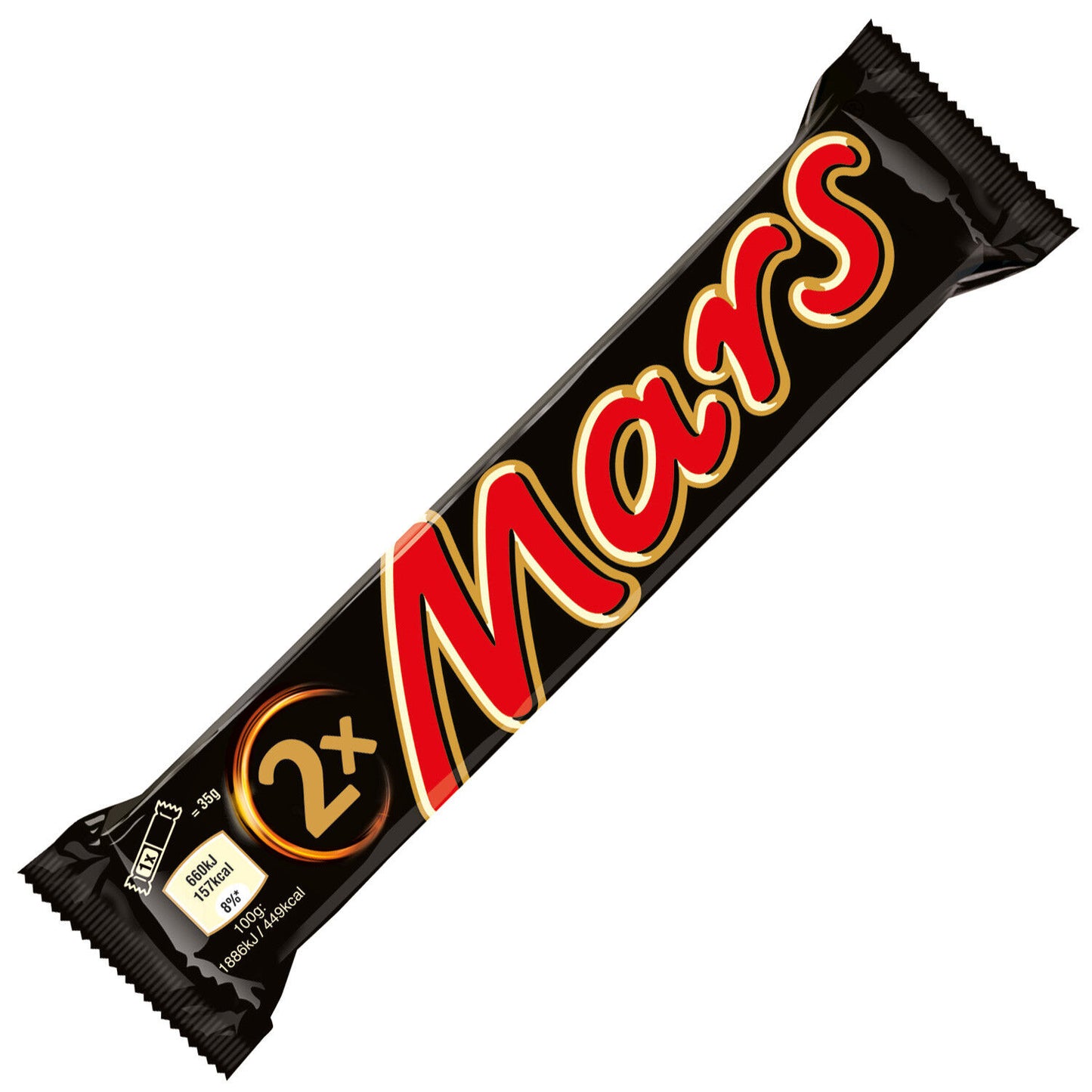 5 x MARS 2PACK Caramel and Nougat Chocolate Bars 69g 2.43oz