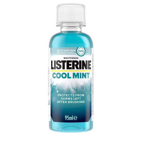 LISTERINE COOL MINT Daily Mouthwash Travel Size Bottle 95ml 3.2fl oz