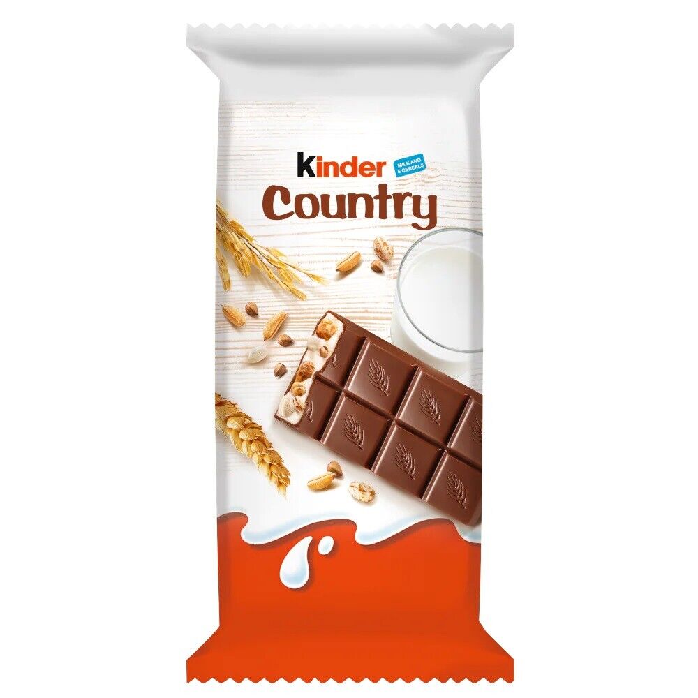 15 x KINDER COUNTRY Crunchy Chocolate Bars