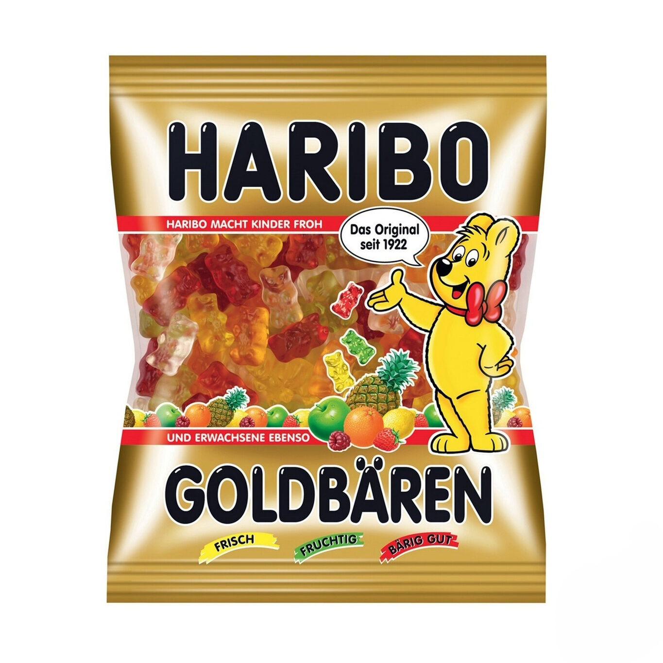 4 HARIBO GOLDBEARS German Sweets Gummi Candy Bags 175g 6.2oz