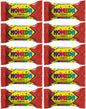 10 NOMEDA Crunchy Wafer Chocolate Bars with Peanuts & Apple Jelly 40g 1.4oz