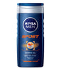 NIVEA Men SPORT Revitalizing Shower Gel 2in1 Body, Face & Hair 250ml 8.5 fl oz