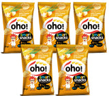 5 OHO CHEESE & ONION Flavor Puffed Potato Chips 60g 2.1oz