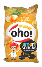 5 OHO CHEESE & ONION Flavor Puffed Potato Chips 60g 2.1oz