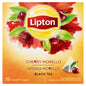 LIPTON Cherry Morello Flavor Tea Box 20 Silk Pyramid Bags
