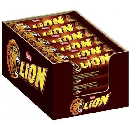 40 NESTLE LION Crisp & Creamy Chocolate Bars European Candy Snacks Sweets