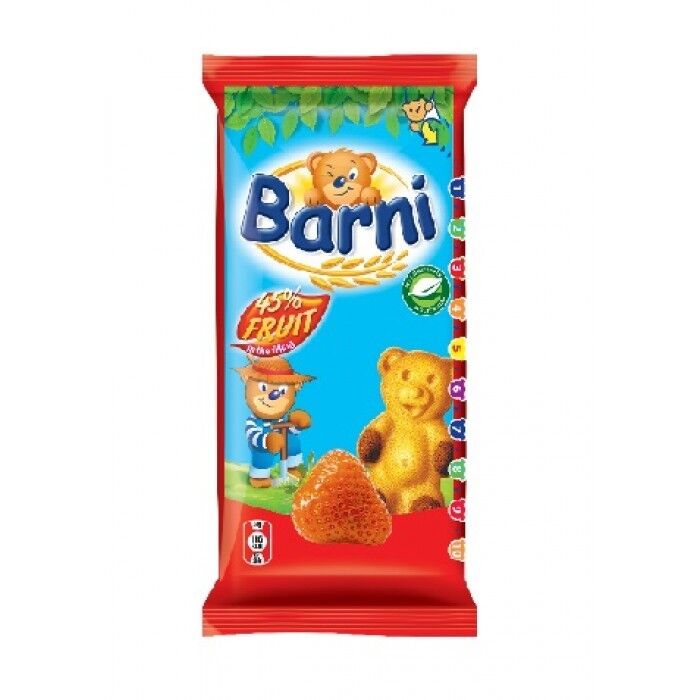 BEAR BARNI Sponge Cakes Soft Biscuits Treats MILK CHOCOLATE STRAWBERRY Flavors