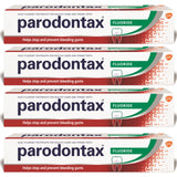 4 PARODONTAX FLUORIDE Daily Toothpaste for Healthy Gums & Strong Teeth 75ml