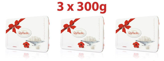 3 x FERRERO RAFFAELLO Luxury Almond Coconut Candies Italian Sweets 300g 10.5oz