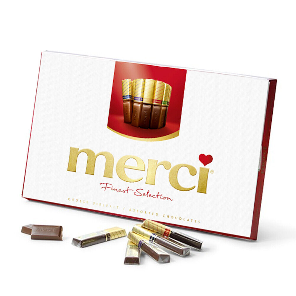 MERCI CHOCOLATE ASSORTMENT Chocolate Candies Box 400g