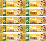 10 NESTLE MUSLI Chocolate & Banana Wholegrain Cereal Bars 35g