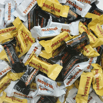 TOBLERONE Chocolate Mini Candy Bites Treats Original, White & Dark 800g 28oz