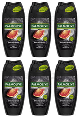 3 PALMOLIVE MEN ENERGISING 3in1 Shampoo Shower Gel Citrus Oils Magnesium 250ml
