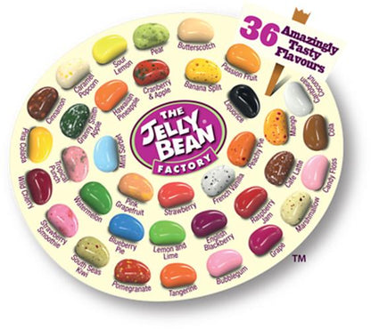 5 x JELLY BEAN Factory 36 Gourmet Flavor Amazingly Tasty Beans Candy 75g 2.7oz