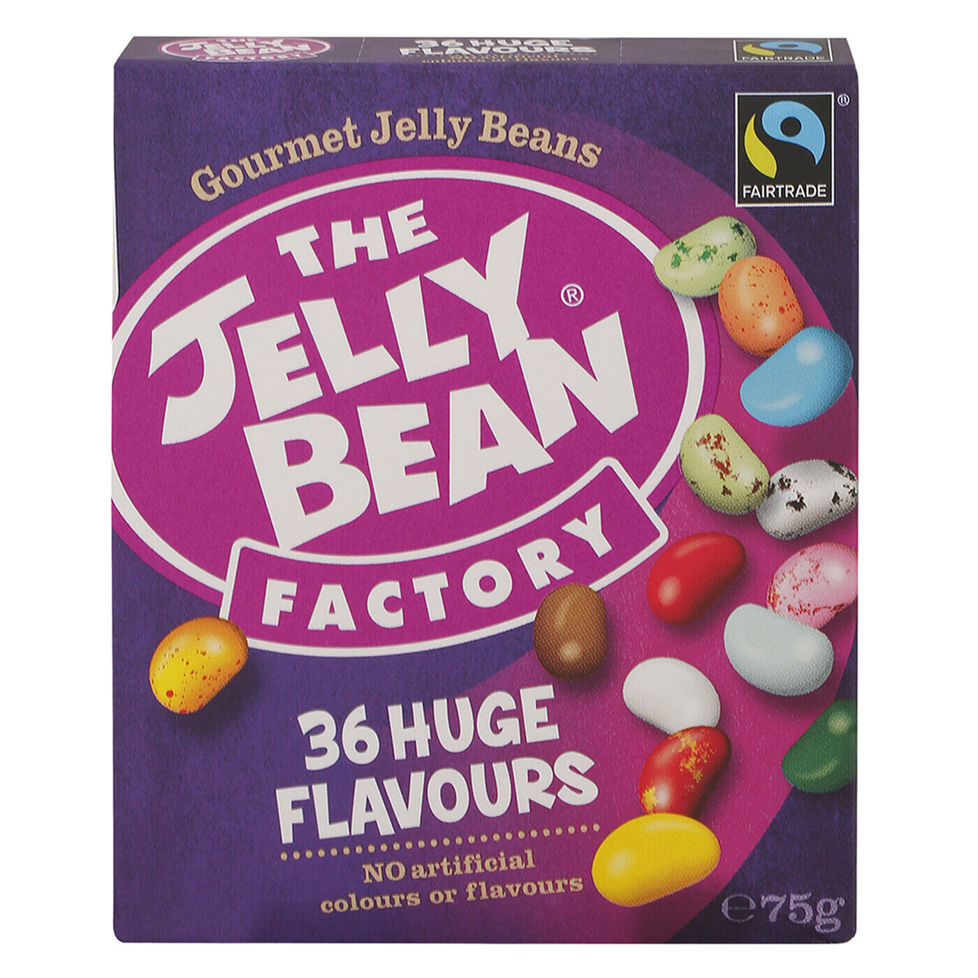 5 x JELLY BEAN Factory 36 Gourmet Flavor Amazingly Tasty Beans Candy 75g 2.7oz