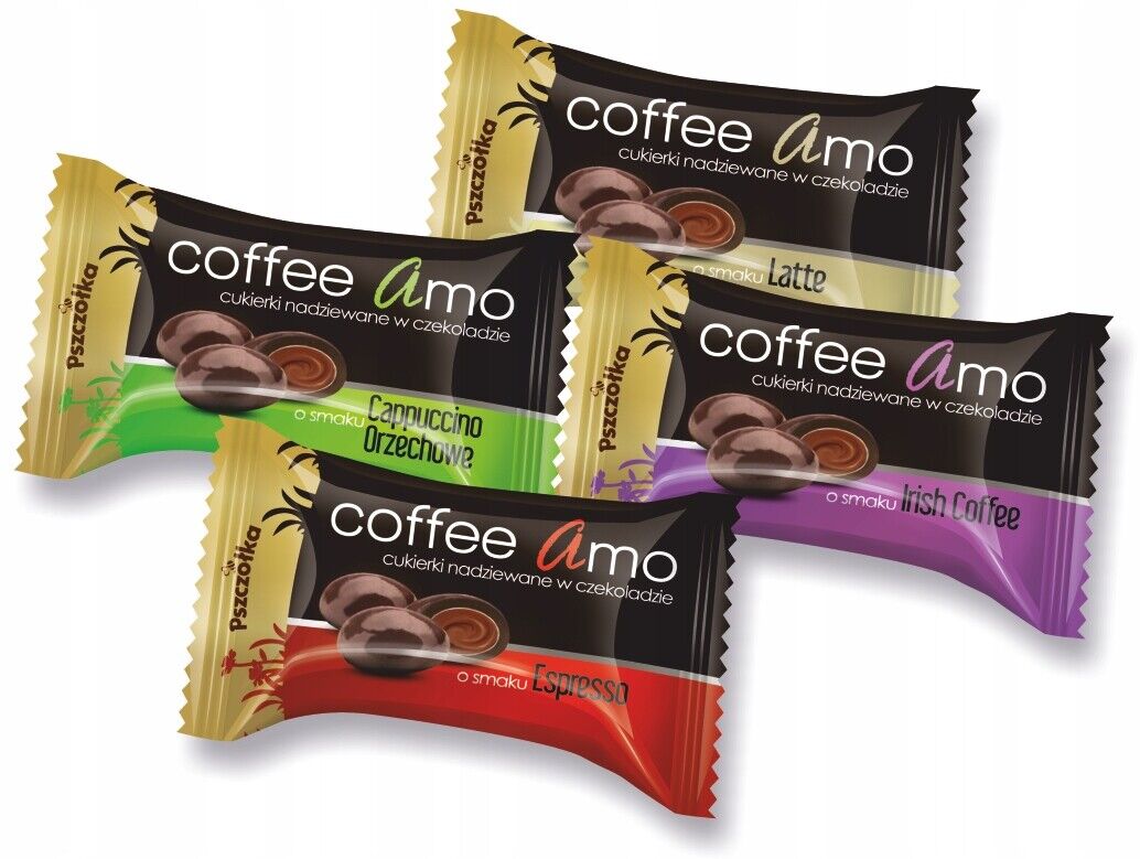 COFFEE AMO Cappuccino Latte Espresso Flavor Candies Party Sweets