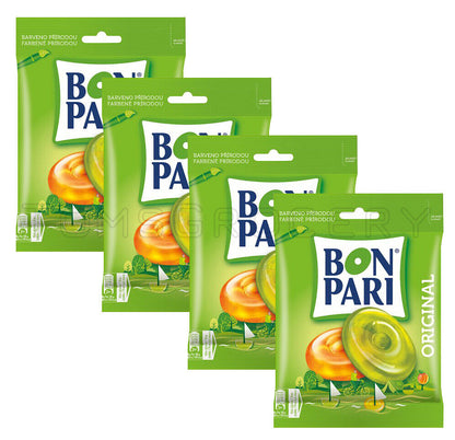 4 BON PARI ORIGINAL Fruit Flavor Hard Candies Bonbons 90g 3.2oz