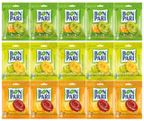 15 BON PARI Candies Fruit Citrus & Sour Flavors Bundle
