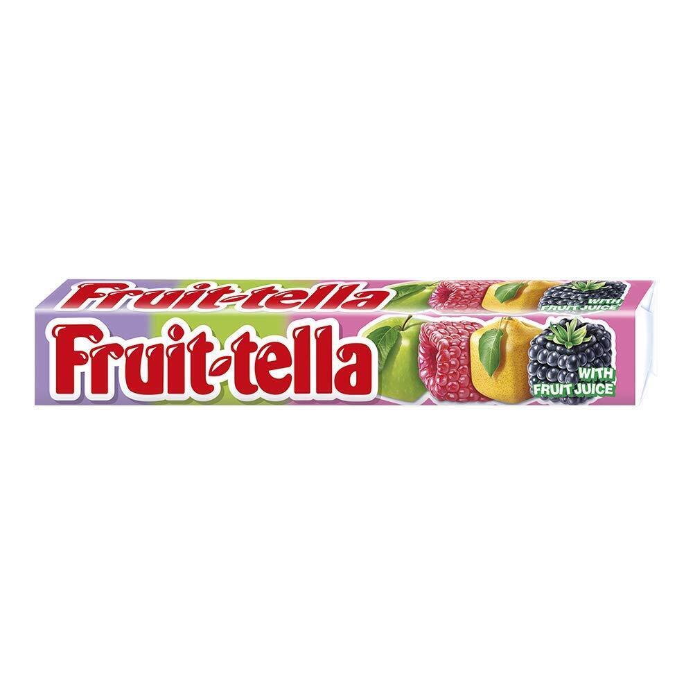 FRUITTELLA Summer Garden Flavor Chewy Candy Sweets Pear Blackberry (pack of 20)