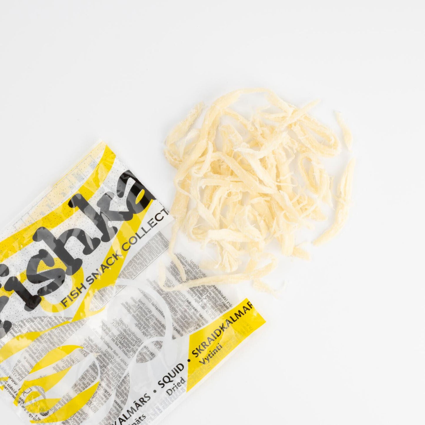 FISHKA Dried Squid Shreds Fish Snacks 20g 0.7oz