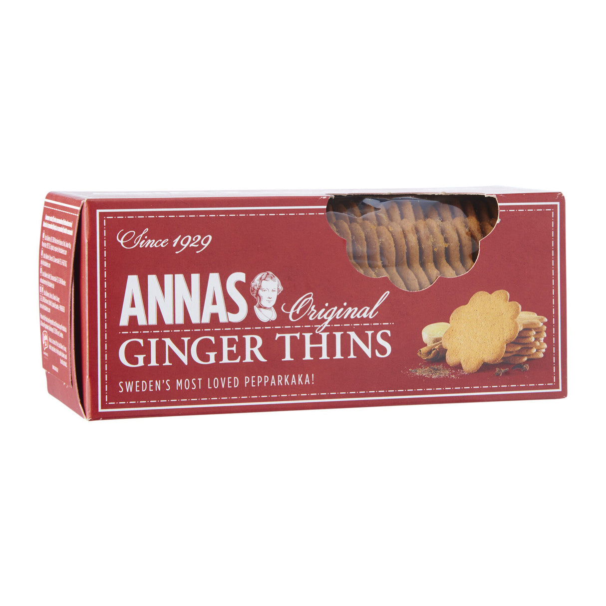 ANNAS Original Swedish Ginger Thins Cookies 150g 5.3oz