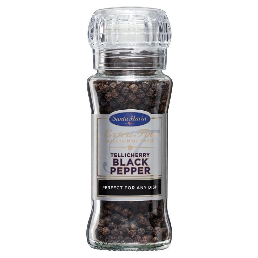 SANTA MARIA Extra Fine Spices Grinder - Indian Tellicherry Pure Black Pepper