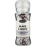 SANTA MARIA BLACK & WHITE Pure Rock Salt & Tellicherry Pepper Spice Grinder 110g
