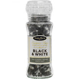 SANTA MARIA BLACK & WHITE Pure Rock Salt & Tellicherry Pepper Spice Grinder 110g