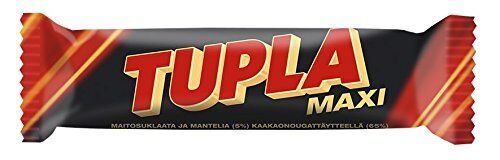 TUPLA Maxi Finnish Cocoa Nougat & Almonds Chocolate Bar 50g 2oz