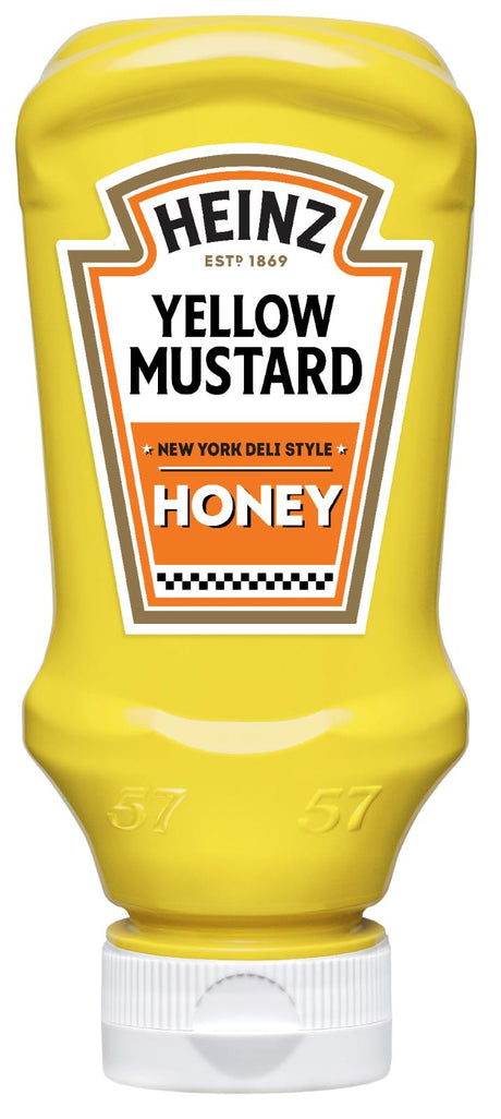 HEINZ Yellow Mustard with Honey New York Deli Style 240g