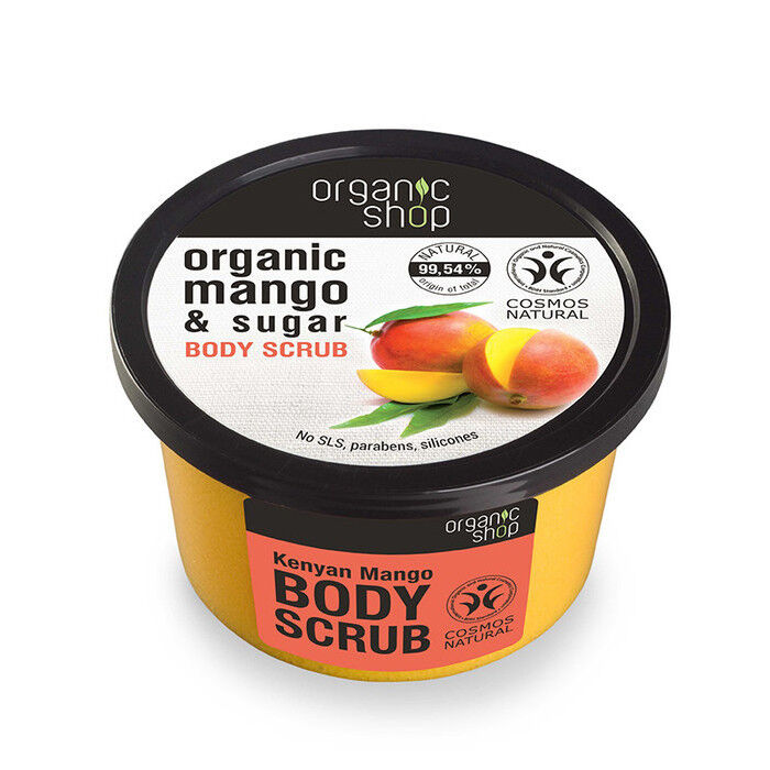 ORGANIC SHOP Kenyan Mango & Sugar Body Scrub 250ml 8.5 fl oz