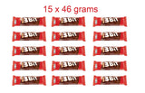 15 3BIT Milk Chocolate Bars with Biscuit European Candy Sweets Snacks 46g 1.6oz