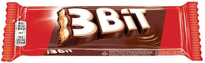 15 3BIT Chocolate Bars with Cookie & Cream Filling European Sweets 46g 1.6oz