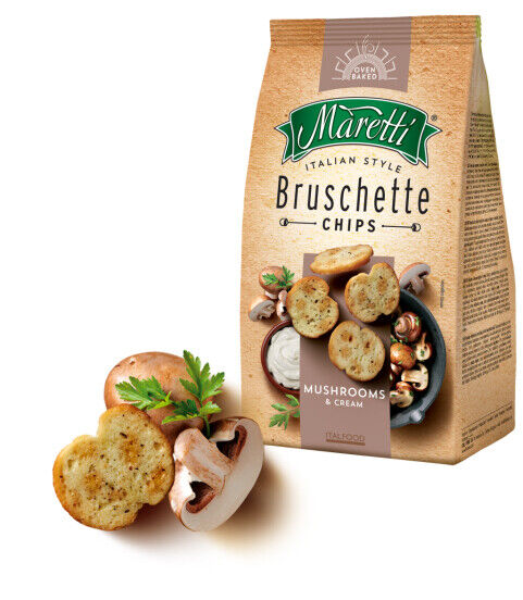 BRUSCHETTE MARETTI Oven Baked Bread Crisps Bites Italian Snacks Bruschetta