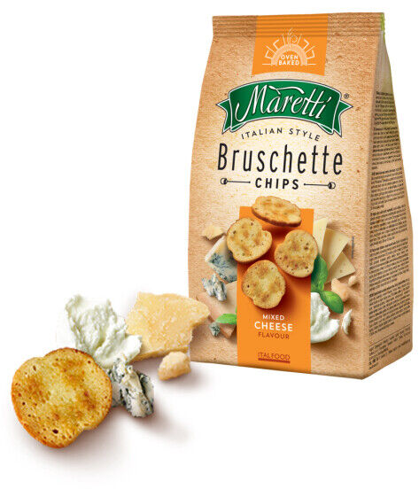 BRUSCHETTE MARETTI Oven Baked Bread Crisps Bites Italian Snacks Bruschetta