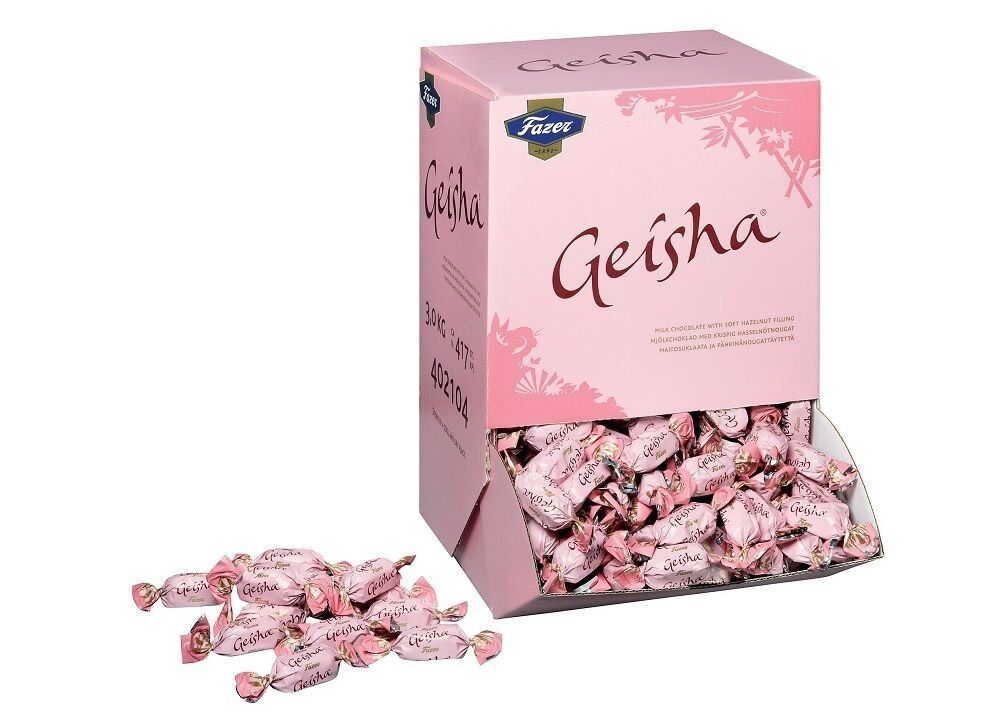 Fazer GEISHA Milk Chocolates with Soft Hazelnut Filling Bulk Candy