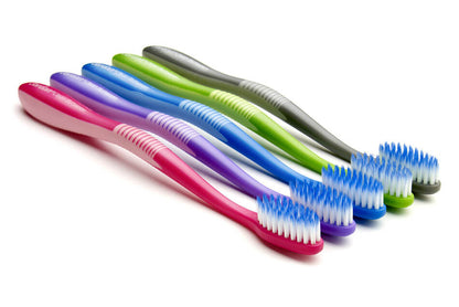 1 JORDAN CLEAN BETWEEN SOFT Ultra Thin Bristles Toothbrush for Sensitive Gums