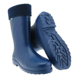 Demar Luna Ultra Light EVA Blue Rubber Rain Leisure Hobby Outdoor Boots Wellies