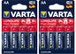 8 x VARTA Longlife Max Power AA LR6 4706 MN1500 1.5V Hi-Fi Batteries