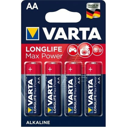 8 x VARTA Longlife Max Power AA LR6 4706 MN1500 1.5V Hi-Fi Batteries