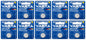 10 VARTA V625U PX625A LR9 KX625 CA16 PX625 MR9 Button Cell Tablet Batteries