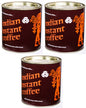3 INDIAN INSTANT COFFEE Tins 100% Natural Coffee From Best Beans 180g 6.4oz