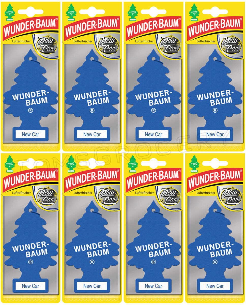 8 x WUNDER BAUM NEW CAR Car Scents Hanging Little Trees Air Freshener