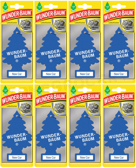 8 x WUNDER BAUM NEW CAR Car Scents Hanging Little Trees Air Freshener