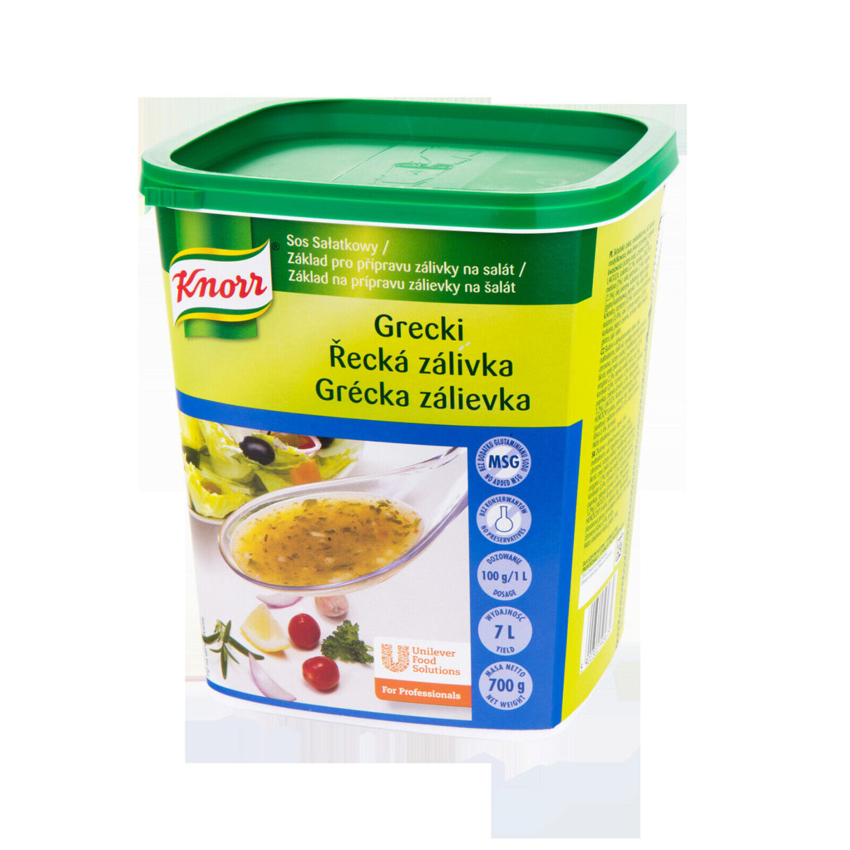 KNORR PROFESSIONALS Greek Salad Dressing Preparation Powder Box 700g 25oz