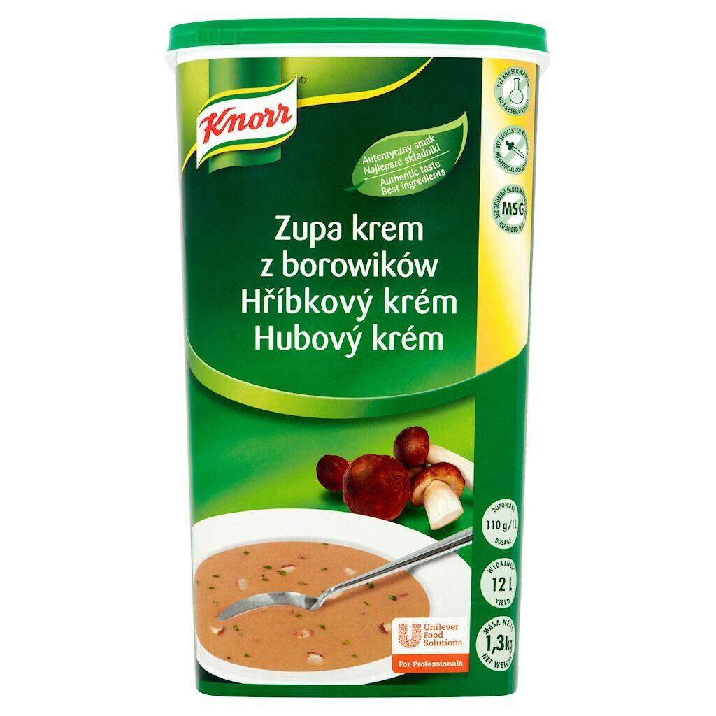 KNORR PROFESSIONAL For Chefs Instant Mushroom Boletus Soup 1.3kg 46oz