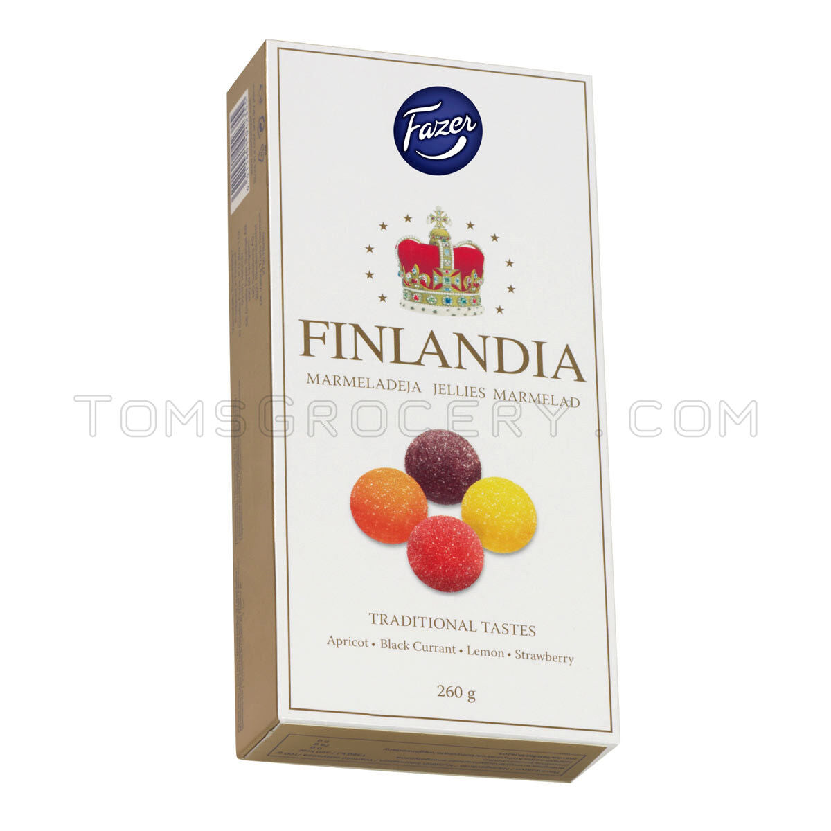 FAZER FINLANDIA Traditional Finland Jelly Balls Fruit Marmalade Sweets 260g