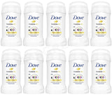 10 DOVE Invisible Dry Anti Marks Deodorant 48h Antiperspirant Stick 40ml