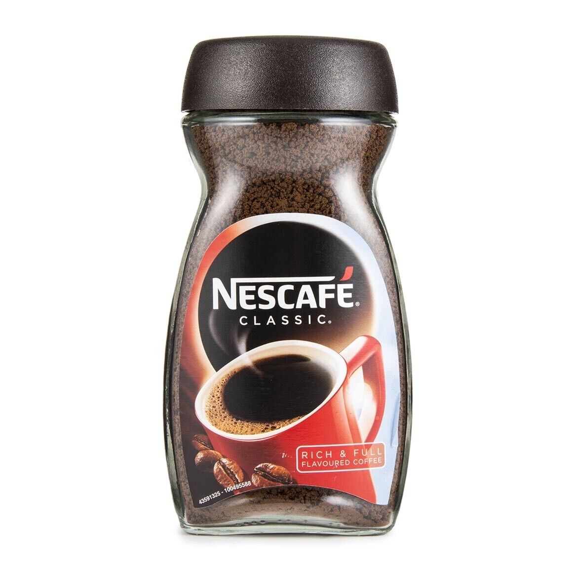 NESCAFE Classic Instant Coffee 50 Cups Jar 100g 3.5oz