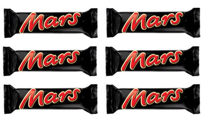 6 x MARS Caramel and Nougat Chocolate Bars 47g 1.66oz